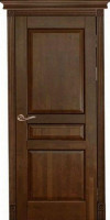 Дверь из массива ольхи Валенсия ПГ (Античный Орех)
