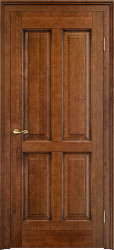 Межкомнатная дверь ОЛ 15 ПГ (Коньяк патина)