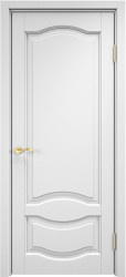Межкомнатная дверь ОЛ 33 ПГ (Белая эмаль)