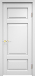Межкомнатная дверь ОЛ 55 ПГ (Белая эмаль)