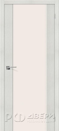 Межкомнатная дверь из экошпона Порта 13 ПО (Bianco Veralinga)