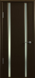 Межкомнатная дверь Спектр 2 ПО (Венге/Белый Триплекс)