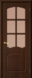 Межкомнатная дверь Лилия ПО (Венге)