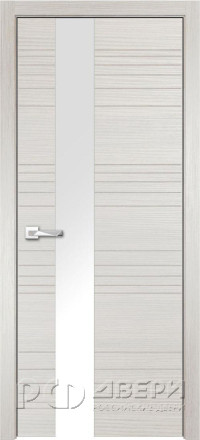Межкомнатная дверь Новелла 1 ПО (Беленый Дуб/Белый Лакобель)