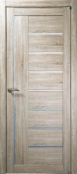 Межкомнатная дверь Eco-Light 2110 ПО (Серый Велюр/Светлое Сатинато)
