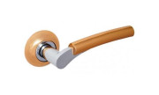 Ручка для межкомнатной двери GPC/PB (Матовый хром/золото)