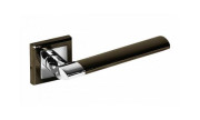 Ручка для межкомнатной двери 219BH/PC (Черный никель/хром)
