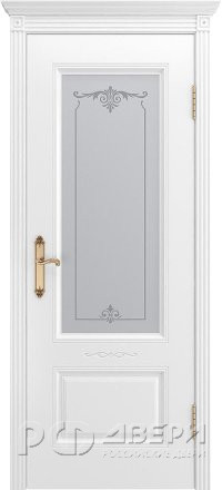 Межкомнатная дверь Аккорд-В1 ПО (Белая эмаль/Матовое)