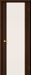 Межкомнатная дверь ПВХ Милано остекленное (Венге)
