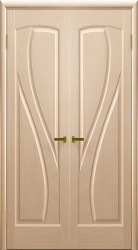 Двустворчатая дверь Мария ПГ (Беленый Дуб)