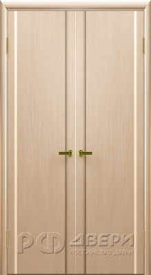 Межкомнатная распашная дверь Синай 3 ПГ (Беленый Дуб)