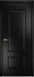 Межкомнатная дверь Марсель ПГ (Эмаль черная МДФ)