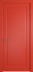 Межкомнатная дверь Glanta ПГ (Enamel red)