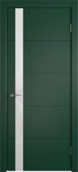 Межкомнатная дверь Trivia ПО (Green enamel/White gloss)