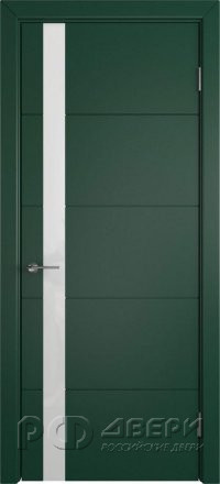 Межкомнатная дверь Trivia ПО (Green enamel/White gloss)