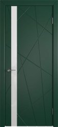 Межкомнатная дверь Flitta ПО (Green enamel/White gloss)