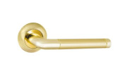 Ручка раздельная для межкомнатной двери REX TL SG/GP-4 105 мм (Матовое золото/Золото)