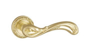 Ручка раздельная для межкомнатной двери PALMIRA MT SG/GP-4 (Матовое золото/Золото)