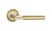 Ручка раздельная для межкомнатной двери CITY TL SG/CP-4 (Матовое золото/Хром)