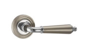 Ручка раздельная для межкомнатной двери LIBRETTO ML SN/CP-3 (Матовый никель/Хром)