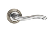 Ручка раздельная для межкомнатной двери VENTO ML SN/CP-3 (Матовый никель/Хром)