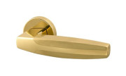 Ручка для межкомнатной двери Armadillo ARC URB2 GOLD-24/SGOLD-24 (Золото 24К/Матовое золото24К)