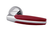Ручка для межкомнатной двери Armadillo ARC URB2 СР/Bordo-15 (Хром/Бордовый)