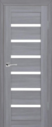 Межкомнатная дверь Техно 607 (Светло-серый/Белое Сатинато)