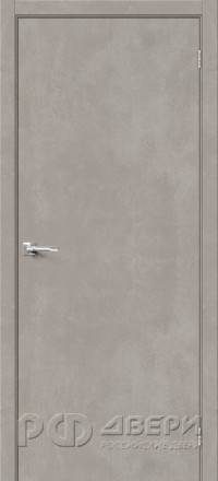 Межкомнатная дверь Модель-0 ПГ (Gris Beton)