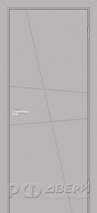 Межкомнатная дверь Смальта-Лайн 02 (Агат RAL 7044)