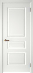 Межкомнатная дверь Смальта 44 ПГ (Белый Ral 9003)