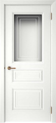 Межкомнатная дверь Смальта 44 ПО (Белый RAL 9003)