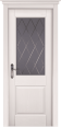 Дверь из массива сосны Элегия ПО (Белая эмаль) Мини фото #0