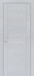 Межкомнатная дверь PSM-4 (Дуб скай серый/Лунный лакобель)