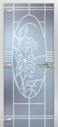 Стеклянная межкомнатная дверь MG-07 (Рисунок)