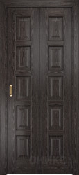 Складная дверь книжка Вена 2 ПГ (Абрикос тангентальный)