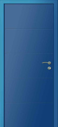 Межкомнатная дверь Ф4Г multicolor (RAL 5010 Синий)