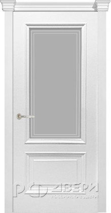 Межкомнатная дверь Багетто 2 ПО (Белый)