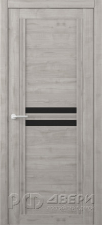 Межкомнатная дверь Каролина ПО (Soft touch Графит/Черное)