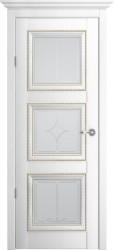 Межкомнатная дверь Версаль 3 ПО (Белый/Галерея)