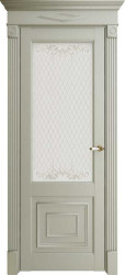 Межкомнатная дверь Florence Stile 62002 ПО (Серена Cветло-серый/Свелое Сатинато)