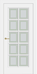 Межкомнатная дверь Provence 10 ПО (Белая эмаль/Фотопечать)