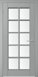 Межкомнатная дверь Скай-1 ПО (Серая эмаль)