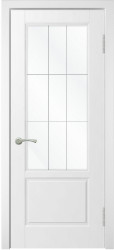 Межкомнатная дверь Скай-2 ПО (Белая эмаль)
