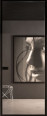 Скрытая дверь с тонированным Зеркалом (кромка Черная) Мини фото #0