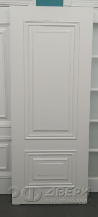 Межкомнатная дверь Гранд-1 ПГ (Белая эмаль)