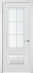 Межкомнатная дверь Симпл-2 ПО (Белая эмаль)