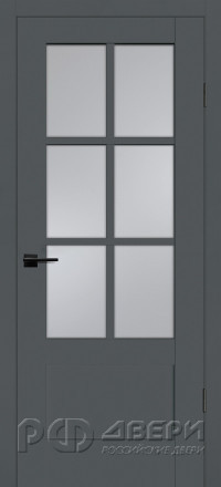 Межкомнатная дверь PSC-43 ПО (Графит)