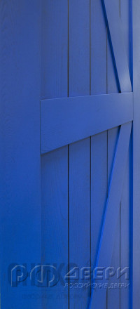 Межкомнатная дверь Лофт 2 ПГ (Синий)