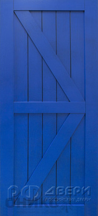 Межкомнатная дверь Лофт 2 ПГ (Синий)